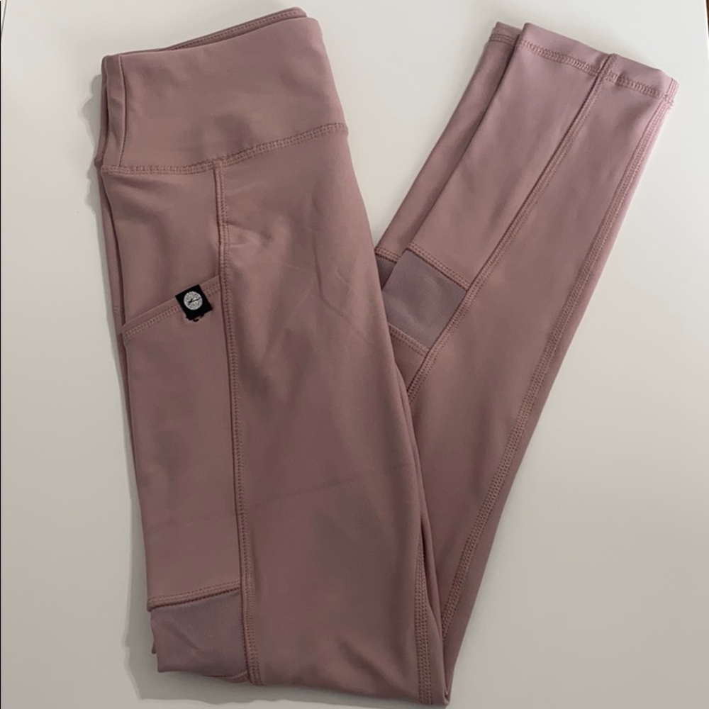 Never Worn Light Pink Athletic Leggings - Picture 2 of 5